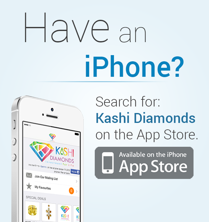 Kashi Diamond Mobile Applications for iPhone and Android Banner